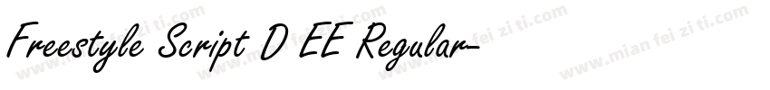 Freestyle Script D EE Regular字体转换